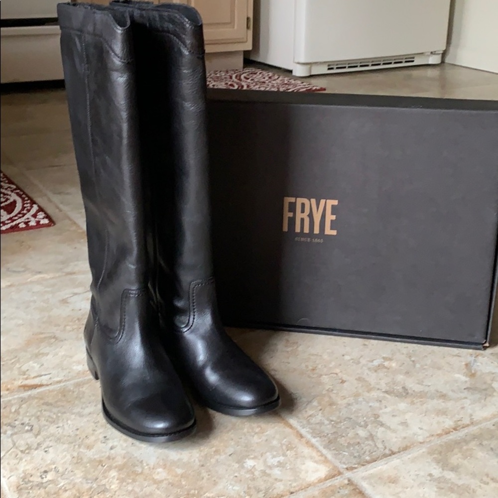 Tall Frye boots . Never worn, too small. - Picture 1 of 6
